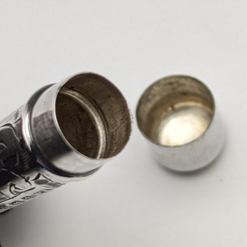 1913 British Antique Sterling Silver Needle Case FRANCIS WEBB